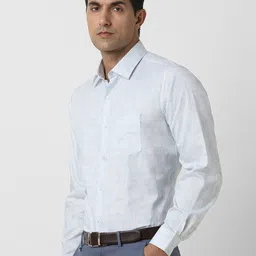 Van Heusen Abstract Printed Pure Cotton Formal Shirt image 2