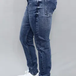 gex Men Regular Mid Rise Dark Blue Jeans image 5