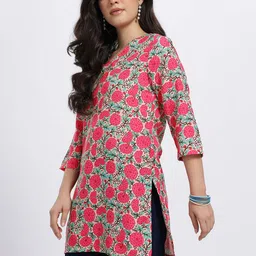 Anouk Rustic Printed Straight Kurti image 4