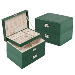 Aura Green Set of 4 Reusable Jewellery Organiser Organisers-picture-18