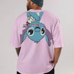 FLYIND VOGUE OUTFIT Men Bio Finish Graphic Printed Round Neck Cotton Oversized T-shirt image 1