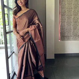 AMRUTKALA SAREES Woven Design Zari Designer Saree-picture-31