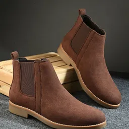 roadster Men’s Suede Chelsea Boots – Stylish & Comfortable Boots For Men-picture-11