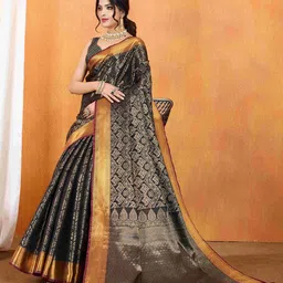 TASRIKA Woven Design Zari Kanjeevaram Saree image 4