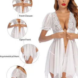 Beera Self Design Baby Doll image 4