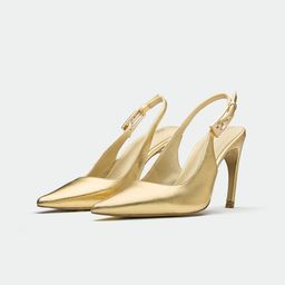 Oroh Leather Party Stiletto Pumps with Buckles-picture-23