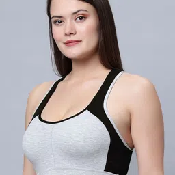 In Care Full Coverage Non padded T-strap Sports Bra image 5