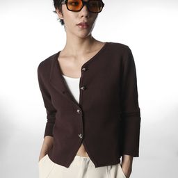 ONLY Women V-Neck Ribbed Cardigan-picture-4