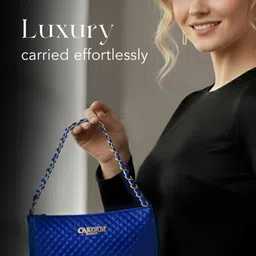 Carlton London Textured Handheld Bag with Quilted image 3