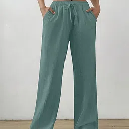 Moda Rapido Women Relaxed Mid-Rise Easy Wash Trousers-picture-33