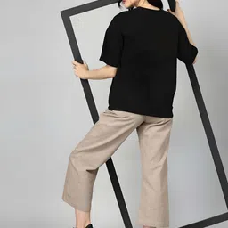 Moda Rapido Women Drop-Shoulder Sleeves T-shirt image 2