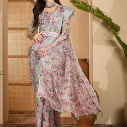 Suha Green Art Silk Sarees-picture-22