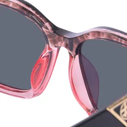 HASHTAG EYEWEAR Unisex Square Sunglasses with UV Protected Lens image 4