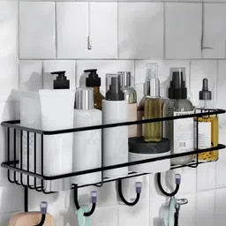 go hooked Wall Mount Self-Adhesive Storage Basket image 4