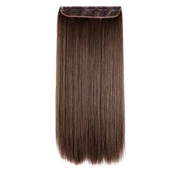 CRIBE Clip-In Ponytail Straight Hair Extension - Brown - 24 Inch-picture-24
