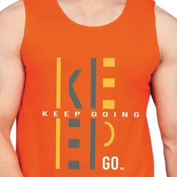 SLOWLORIS Men Pack Of 2 Printed Bio-Wash Combed Cotton Gym Vest image 2