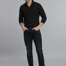 Rookies Men Slim Fit Mid-Rise Light Fade Stretchable Jeans image 2