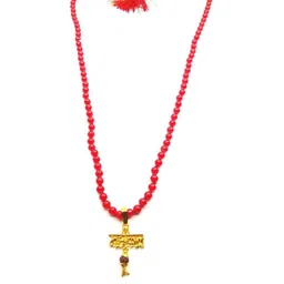 RAVIOUR LIFESTYLE Unisex Red Necklace and Chains-picture-31
