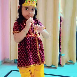 PK HUB Boys Printed Regular Kurta with Dhoti Pants-image-79