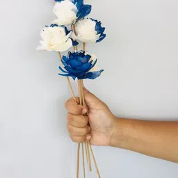 Vanchai Blue 5 Pieces Artificial Flower-picture-10