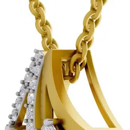 sparq Certified Lab Grown Diamond & BIS Hallmark Pendant With Chain Gold-plated Sterling Silver image 5