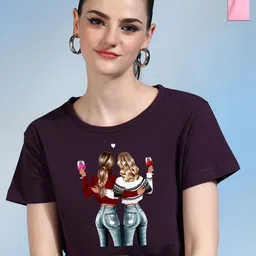 Metronaut Women 2 Printed Bio Finish T-shirt-picture-38