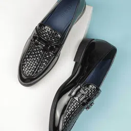 Mochi Men Round-Toe Formal Loafers-picture-17