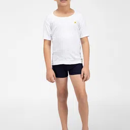 AMUL COMFY Boys Pack of 2 Cotton Half Sleeve Vest image 5