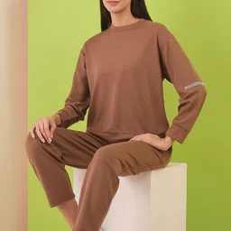 Sweet Dreams Round Neck Sweatshirt With Trousers Co-Ords-picture-21