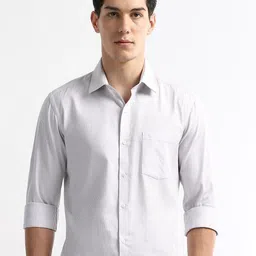 Arrow Men Slim Fit Micro Checks Checked Formal Shirt-picture-30