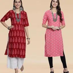 Ethnic basket Women Multicoloured Kurtas-picture-19