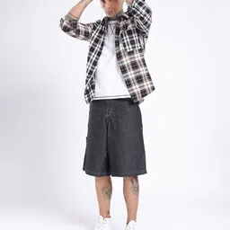 glitchez Effortless Style Checked Casual Shirt image 3