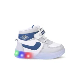 KATS Kids Perforations Mid-Top Blink LED Light Sneakers image 3