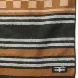 HANDICRAFT PALACE Women Checked Woven Design Reversible Woollen Scarf image 5