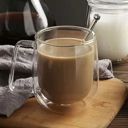 TASKHOUSE Transparent 2 Pieces Glass Cups With Handle-250 ml image 4