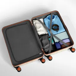 Safari Accent Textured Hard-Sided Medium TrolleyBag image 3