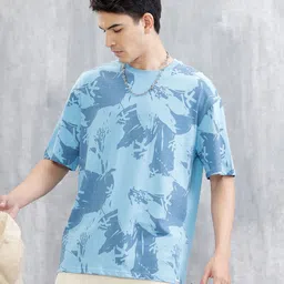 WROGN Men Printed Round Neck T-shirt-picture-4