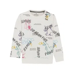 Status Quo Boys All Over Graphic Printed Round Neck Fleece Full Sleeve Sweatshirt-picture-46