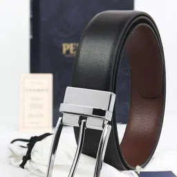 PELUCHE Men Leather Reversible Belt-image-52