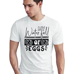 Seekbuylove Men Typography Printed Bio Finish T-shirt image 4