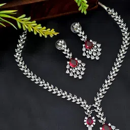 Talish Silver-Plated Brass Jewellery Set-picture-41