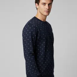 SANDPIPER Men Floral Printed Round Neck Sweatshirt image 3