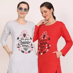 YOZZ BY Women Printed Pockets 1 T-shirt-picture-14