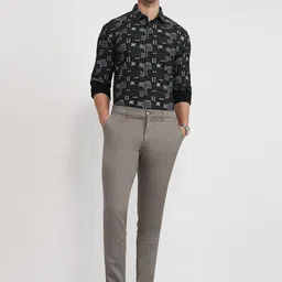 Parx Men Smart Slim Fit Trousers image 5