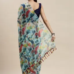 all about you Organza Saree image 2