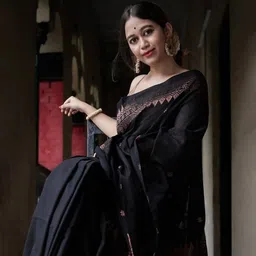 SWEETPEL Woven Design Zari Banarasi Saree-picture-48