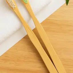 DeoDap Set Of 2 Bamboo Brush image 4