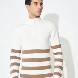 Peregrine by Pantaloons Men Striped Pullover-picture-35