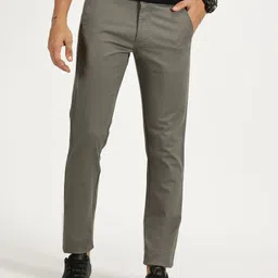RAVINIK Men Classic Straight Fit Trousers-picture-22