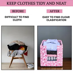 Aura Pink Set of 2 Regular Drawer Organiser Organisers image 3